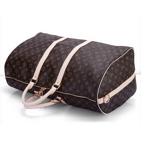 Louis Vuitton Monogram Canvas Keepall 55 with Shoulder Strap M41414